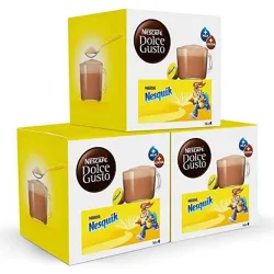 Nesquik 3 cajas, 48 cápsulas Dolce Gusto Nescafé