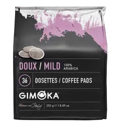 Café 100% Arábica Gimoka, 36 monodosis Compatibles con cafetera Senseo