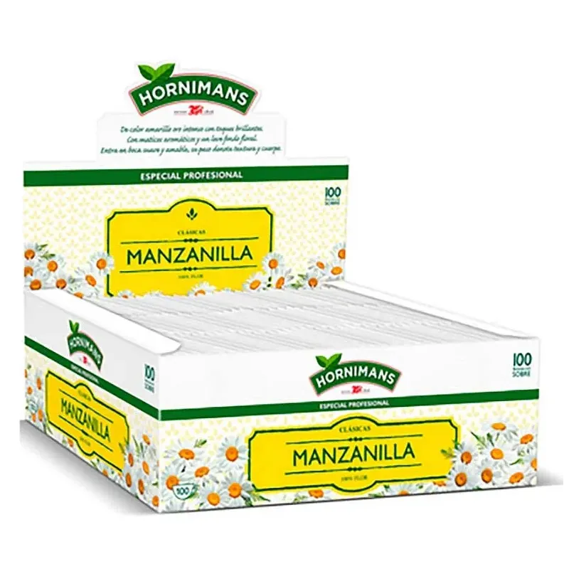 Manzanilla Hornimans Especial Hosteleria 100 Bolsitas