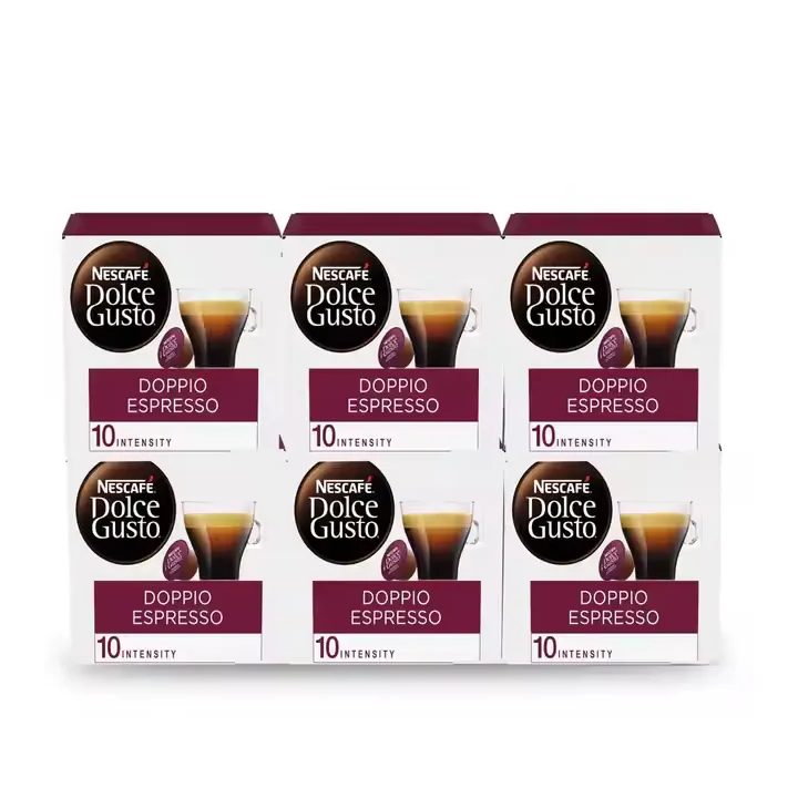 NESCAFÉ Dolce Gusto Doppio Espresso x 6, 96 Cápsulas