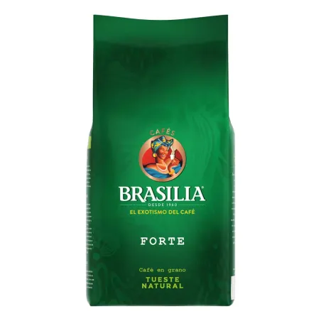 Café Tostado Natural Forte en grano Brasilia  1Kg.