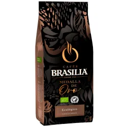Café en grano Ecológico 1kg  Brasilia Medalla Oro lateral