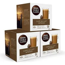 Nescafé Dolce Gusto Café con Leche Intenso x 3, 48 Cápsulas