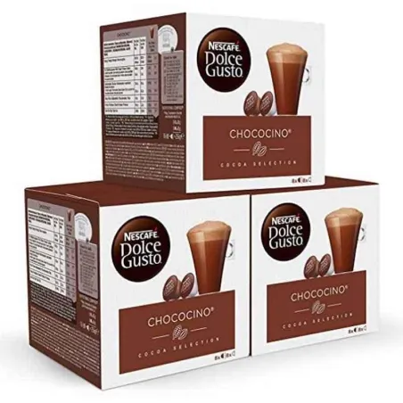 Chococino 3 cajas, 48 cápsulas Dolce Gusto Nescafé