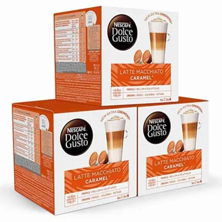 Pack 3 Dolce Gusto Caramel Latte Macchiato