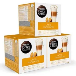 Latte Macchiato 3 cajas, 48 cápsulas Dolce Gusto Nescafé
