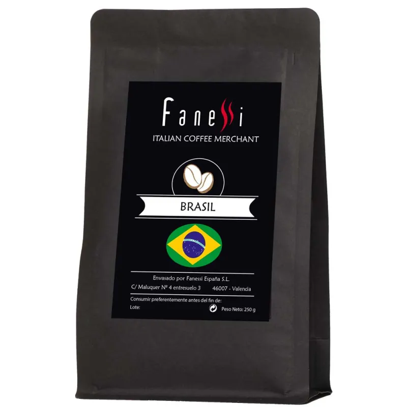 Brasil grano Fanessi mono origen 250 gramos calidad y frescura