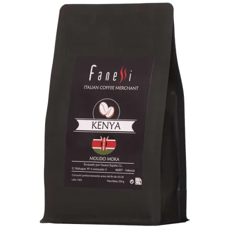 Kenya Fanessi origenes 250 gr café en grano puro Africa