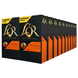 L'OR Espresso Delizioso compatibles Nespresso® 200 cápsulas