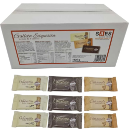 Galleta exquisita mezcla de 3 sabores 200 unidades de 5,6 gr