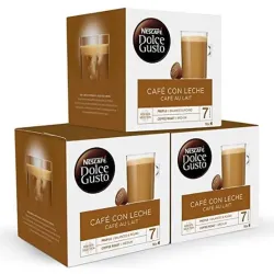Café con Leche 48 Cápsulas Dolce Gusto Nescafé Originales