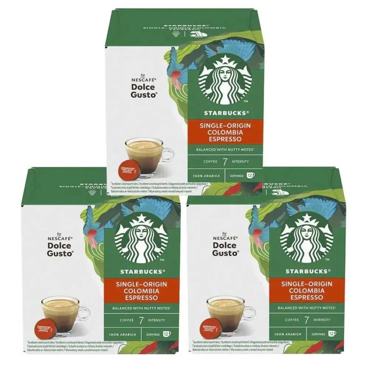 Colombia Starbucks 36 Cápsulas by Nescafé® Dolce Gusto®