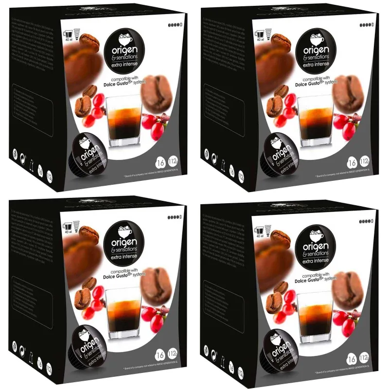 Café Extra Intenso 4 cajas 64 cápsulas Origen Sensations