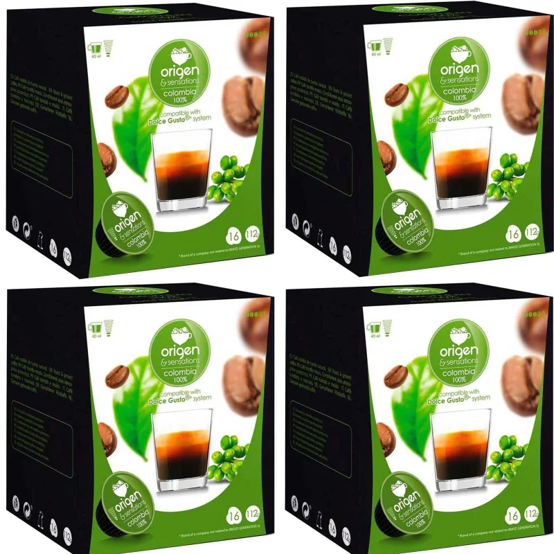 Café Colombia 4 cajas 64 cápsulas Origen Sensations