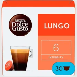 Nescafé Dolce Gusto Lungo 30 cápsulas originales – Café equilibrado