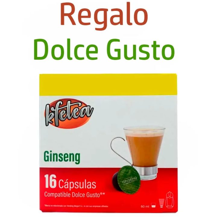 Regalo 1 caja Dolce Gusto Ginseng Kfetea