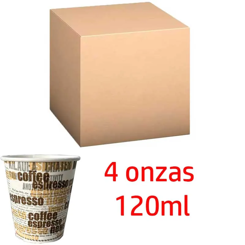 1000 Vasos de un solo uso de 4 onzas - 120ml