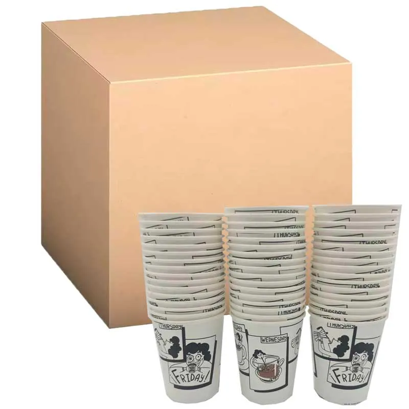 caja de 1000 Vasos de un solo uso 8 onzas - 240ml