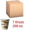 Caja de Vasos de  7 onzas  1000 Vasos de un solo uso de 200 ml