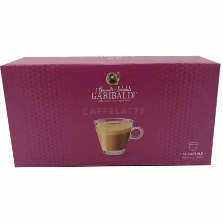 Caffè Latte GM3 en Cápsulas – 16 Unidades Compatibles con Cafetera Eclissi