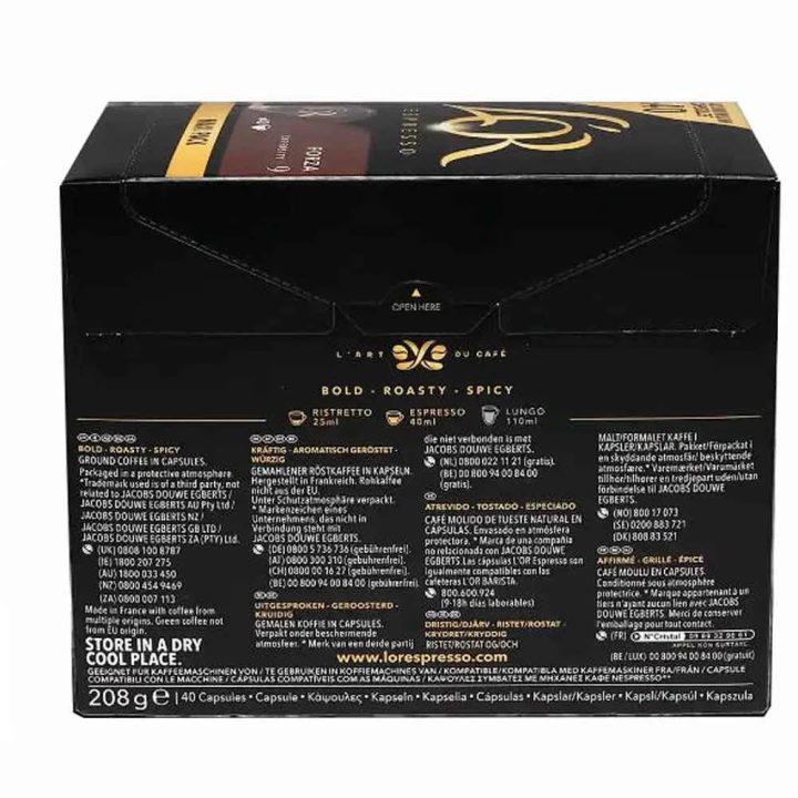 composicion L'OR Espresso Forza