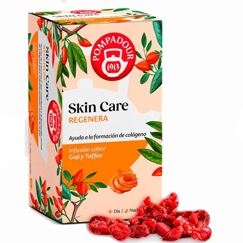 Skin Care Regenera Pompadour 15 infusiones Fuente de Zinc