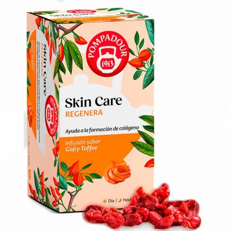 Skin Care Regenera Pompadour 15 infusiones Fuente de Zinc