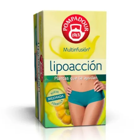 Lipoacción Pompadour 20 infusiones de plantas que te ayudan
