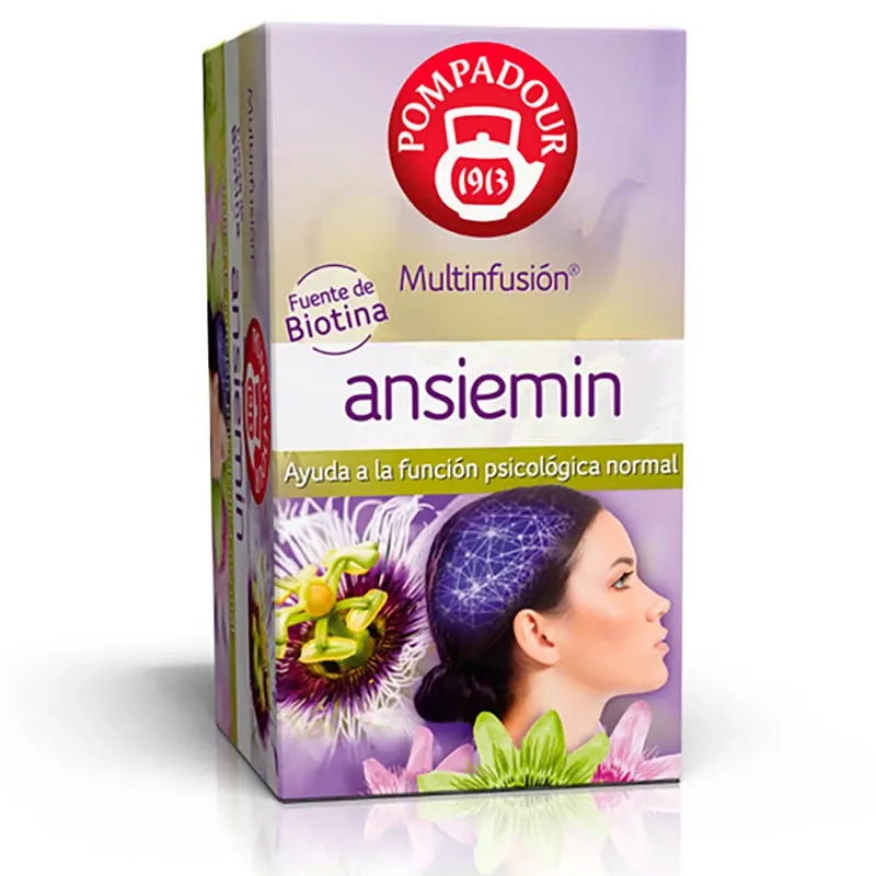 Ansiemin Pompadour 20 infusiones con Biotina