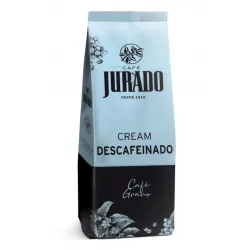Café en Grano Cream Descafeinado Jurado 1kg  Tueste Natural
