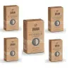 Pack de 5 Natural Ecológico Café molido Jurado Cafés del mundo. 250 gr.
