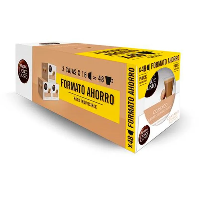 Cortado formato ahorro DOLCE GUSTO 48 cápsulas