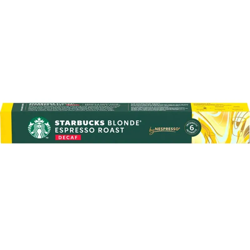 Descafeinado Blonde Espresso Roast 10 cápsulas Nespresso Starbucks