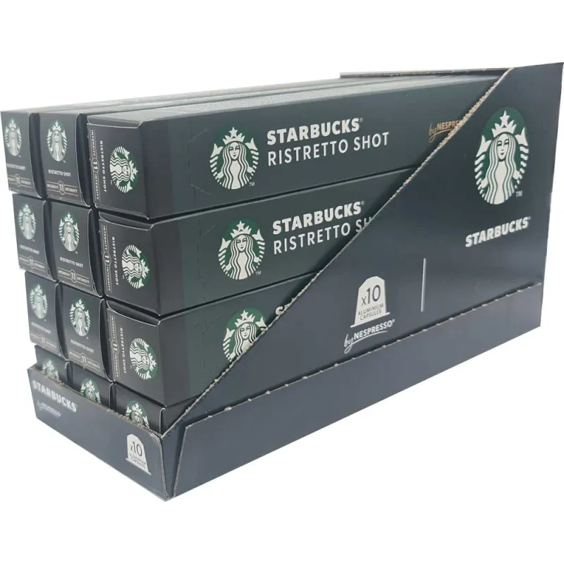 Master Ristretto Shot 120 cápsulas Nespresso Starbucks intensidad 11