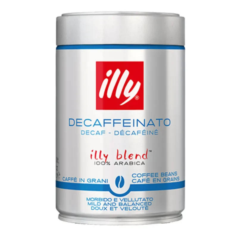 Illy Descafeinado Café en Grano 250gr Lata