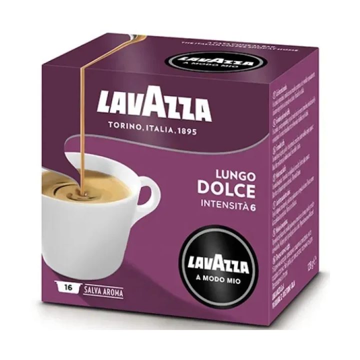 Lavazza A Modo Mio Lungo Dolce una caja de 36 Cápsulas