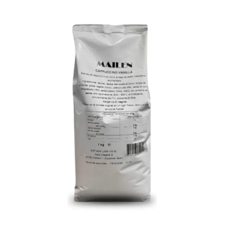 Cappuccino Vainilla Mailen 1kg Soluble Especial Vending