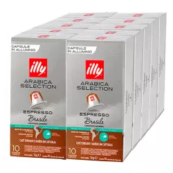 Café Brasil 10 cajas 100 cápsulas | Illy  Nespresso
