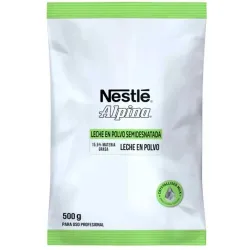 Semidesnatada Alpina  500 gr de leche en polvo Nestlé