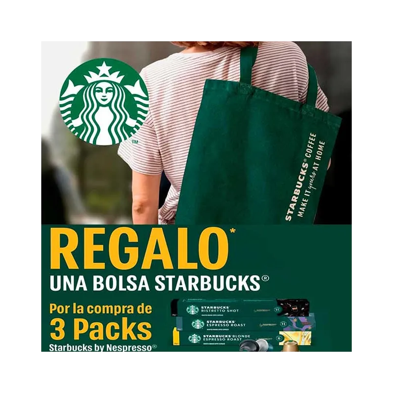 Bolsa Starbucks de Regalo comprado 3 unidades de Starbucks para Nespresso