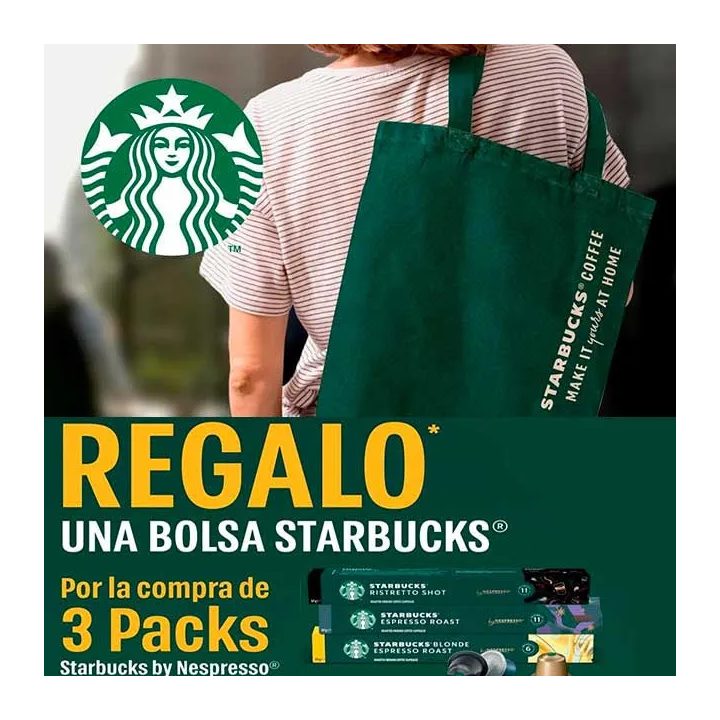 Bolsa Starbucks de Regalo comprado 3 unidades de Starbucks para Nespresso
