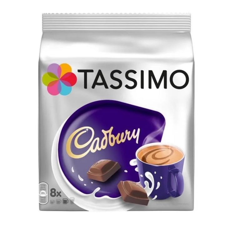 Cadbury Chocolate 8 + 8 Servicios TASSIMO
