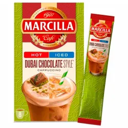 🍫 Marcilla Cappuccino Chocolate Dubái (8 uds)
