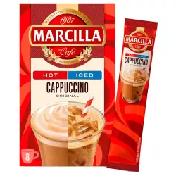 Cappuccino Instantáneo - Marcilla 8 servicios de 17.5 gr