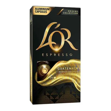 Guatemala L'OR, 10 Cápsulas aluminio compatible NESPRESSO