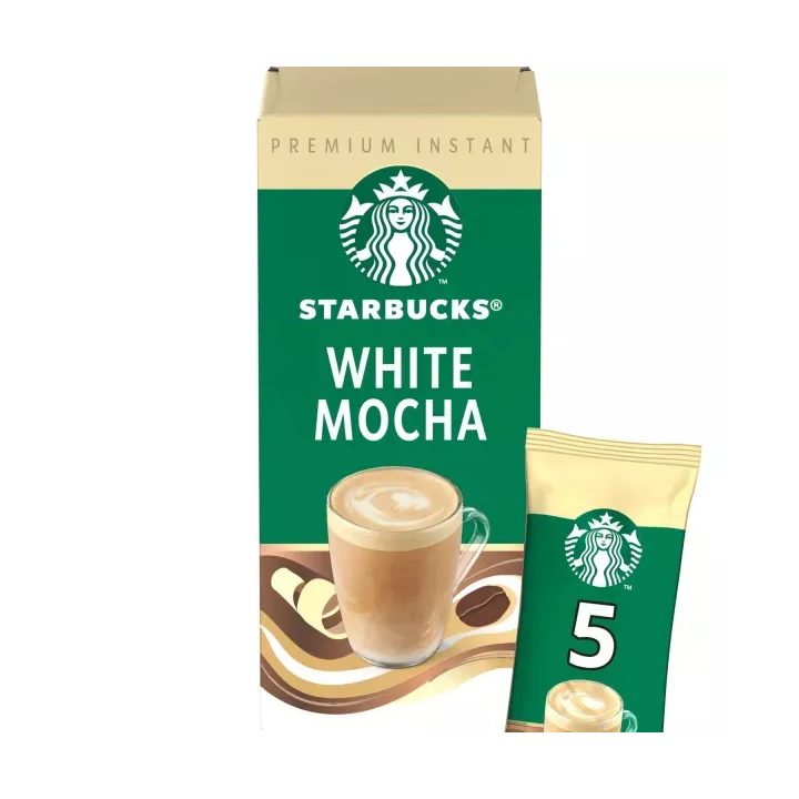 Starbucks Mocha Blanco caja de 5 sobres de 23 gramos