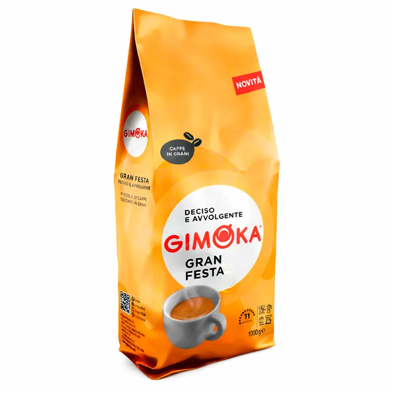 Café Grano Gran Festa  Gimoka 1Kg Calidad Italiana