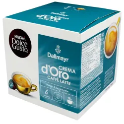 Cafe Latte Nescafé Dolce Gusto Dallmayr Crema D 'oro 16 Cápsulas
