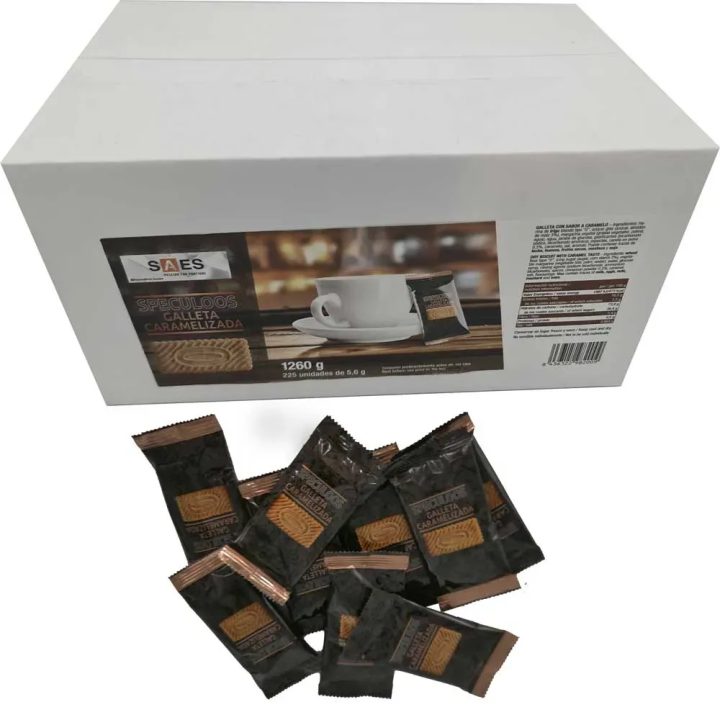 225 galletas caramelizadas Speculoos envasadas individualmente