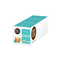 Flat White Dolce Gusto 48 Cápsulas | Pack Ahorro 3 Cajas